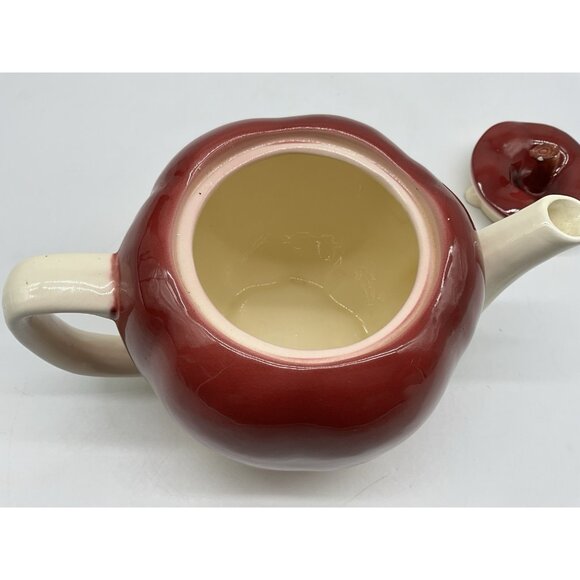 Otagiri Apple Ceramic Teapot, Vintage Made in Japan Collectible Drinkware - Picture 11 of 15